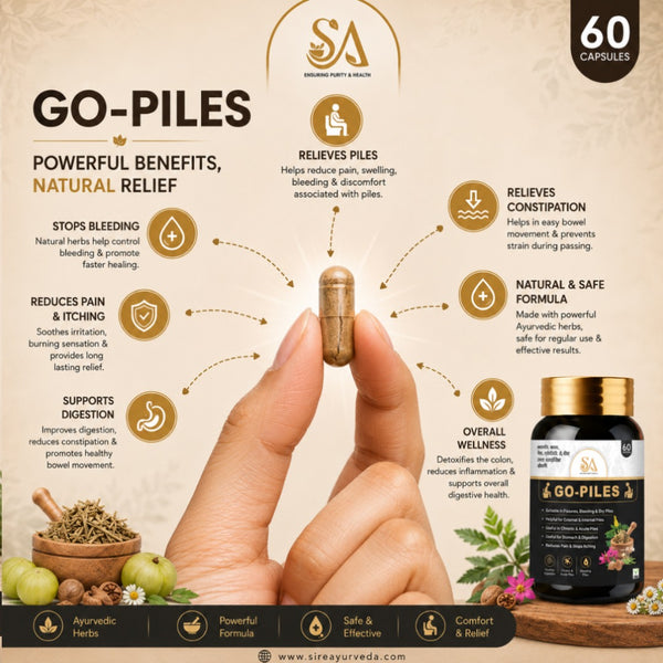 Sire® GO-PILES Capsules (30 Days Medicine)
