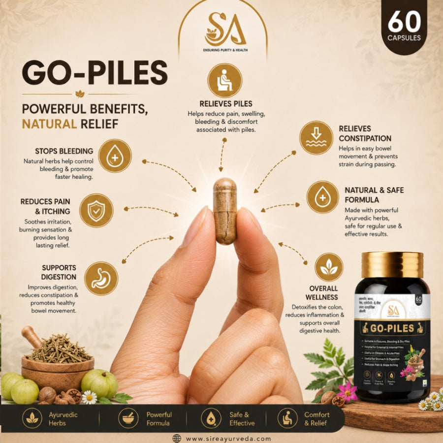 Sire® GO-PILES Capsules (30 Days Medicine)