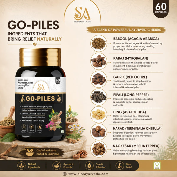 Sire® GO-PILES Capsules (30 Days Medicine)