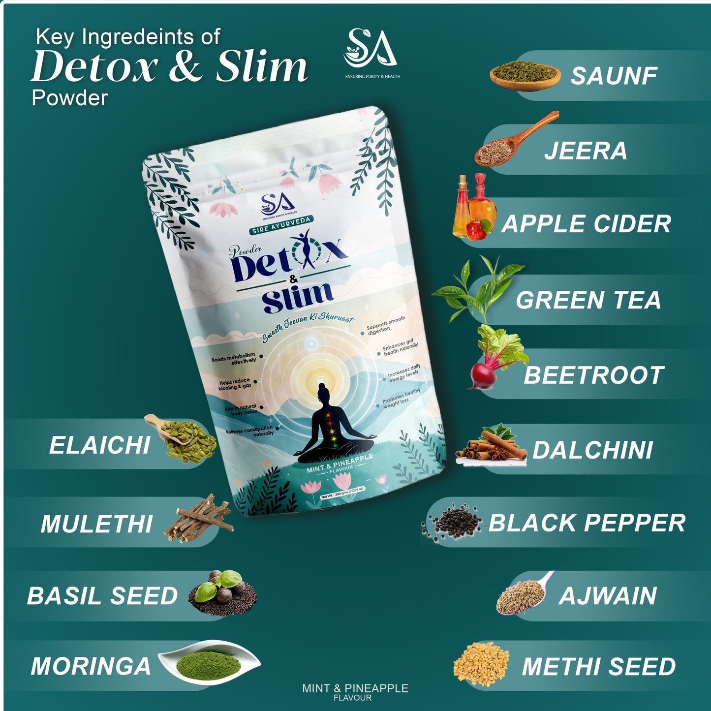Sire Ayurveda® Detox & Slim Powder