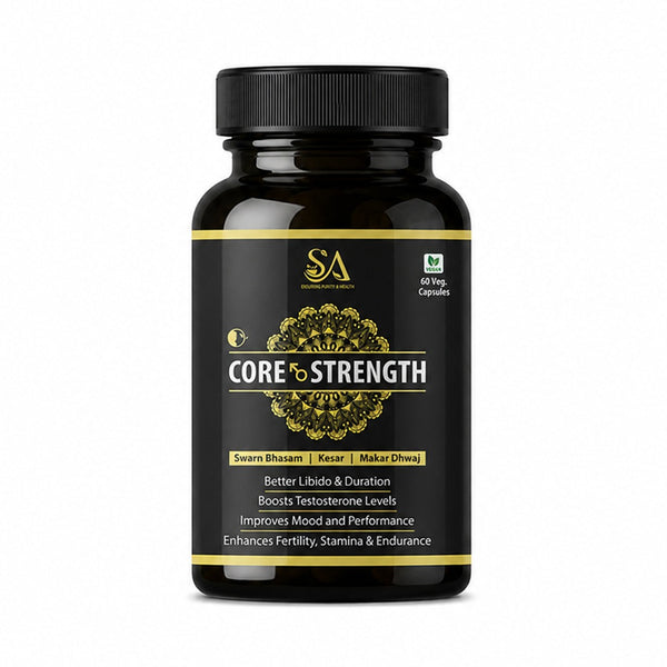 Sire® CORE STRENGTH Gold Capsules ( Free Men Massage Oil) 30 Capusles Set