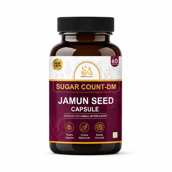 Sire® Jamun Seed Capsules (Sugar Count-DM) - 30 Days Course